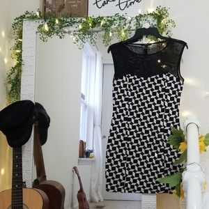 Forvever 21 Black & White Bodycon